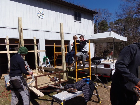 The Farm Cart being built at the Land Campus in Oak Ridge